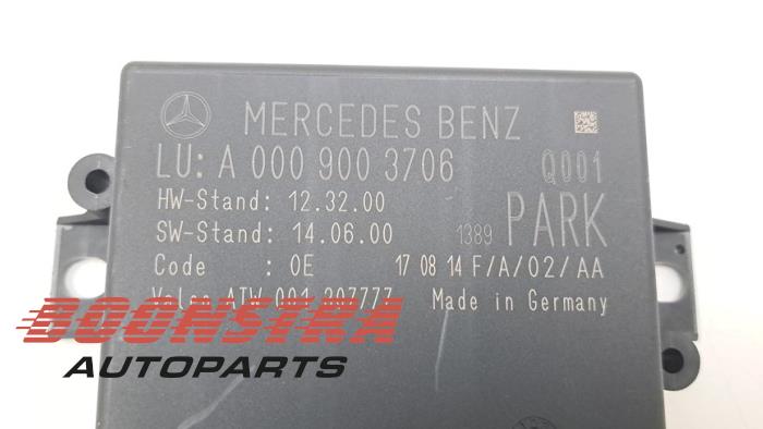 MERCEDES-BENZ CLA-Class C117 (2013-2016) Parkavimo daviklių (parktronikų) valdymo blokas A0009003706 23532640