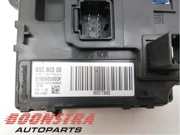 Module Bodycontrol van een Peugeot Partner (GC/GF/GG/GJ/GK) 1.6 HDI 75 Phase 1 2013