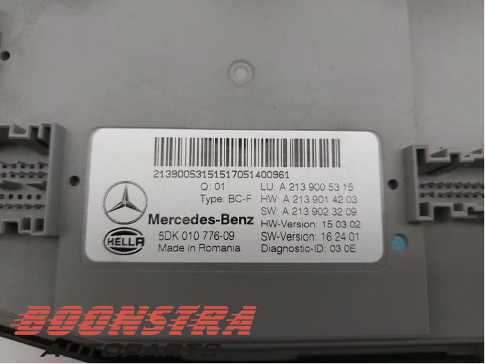 Computer Body Control van een Mercedes-Benz E Estate (S213) E-220d 2.0 Turbo 16V 2017
