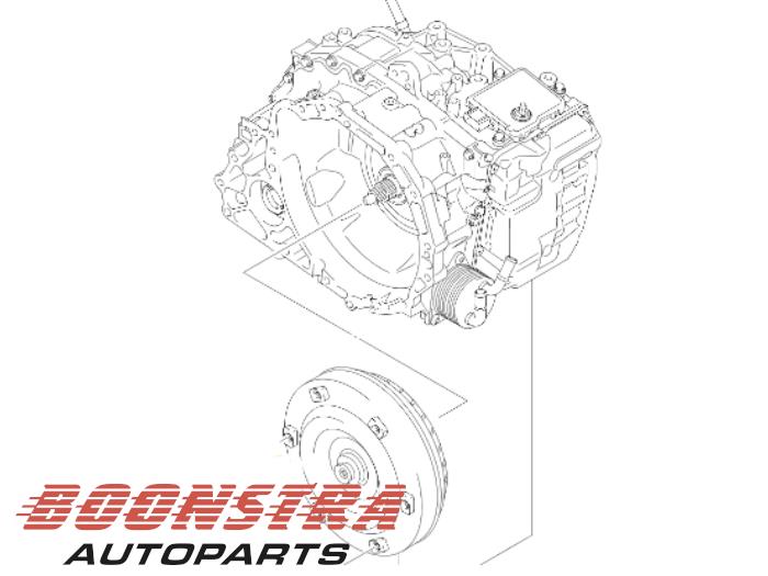 Versnellingsbak van een Suzuki Vitara (LY/MY) 1.4 Booster Jet Turbo 16V SHVS 2021