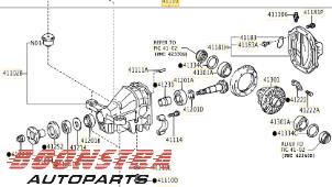 Gebruikte Differentieel achter Lexus IS (E3) 250 2.5 16V Prijs € 389,95 Margeregeling aangeboden door Boonstra Autoparts
