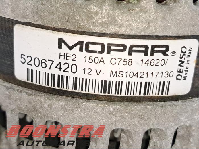 Dynamo van een Fiat 500X (334) 1.3 16V 2020