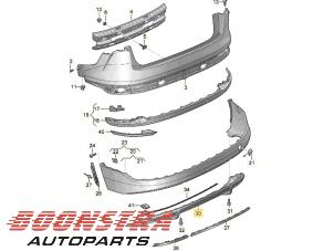 Gebruikte Achterbumper Audi E-tron Sportback (GEA) 55 Prijs € 499,00 Margeregeling aangeboden door Boonstra Autoparts
