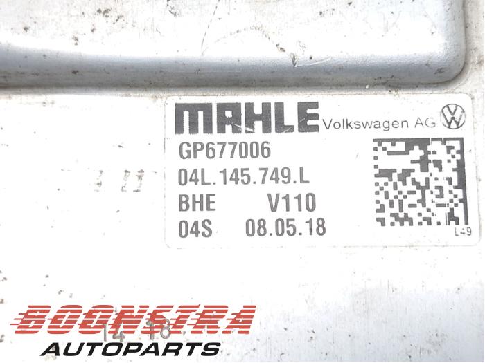 Intercooler van een Volkswagen Crafter (SY) 2.0 TDI 2018