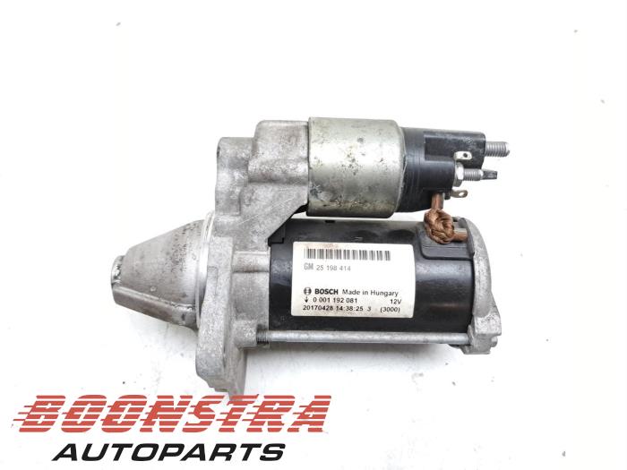Gebruikte Startmotor Opel Adam 1.2 16V Prijs € 24,95 Margeregeling aangeboden door Boonstra Autoparts