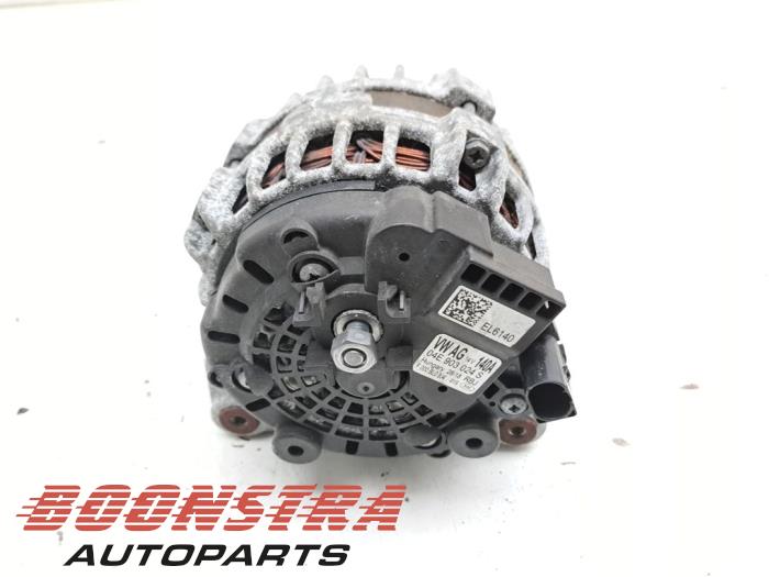 Dynamo van een Volkswagen Golf VII Variant (AUVV) 1.5 TSI Evo BMT 16V 2018