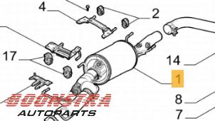 Gebruikte Roetfilter Fiat Ducato (250) 2.2 D 140 Multijet 3 Prijs € 695,00 Margeregeling aangeboden door Boonstra Autoparts