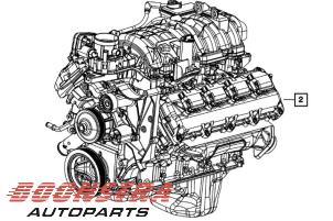 Gebruikte Motor Dodge 1500 Crew Cab (DS) 5.7 Hemi V8 4x4 Prijs € 3.986,95 Inclusief btw aangeboden door Boonstra Autoparts