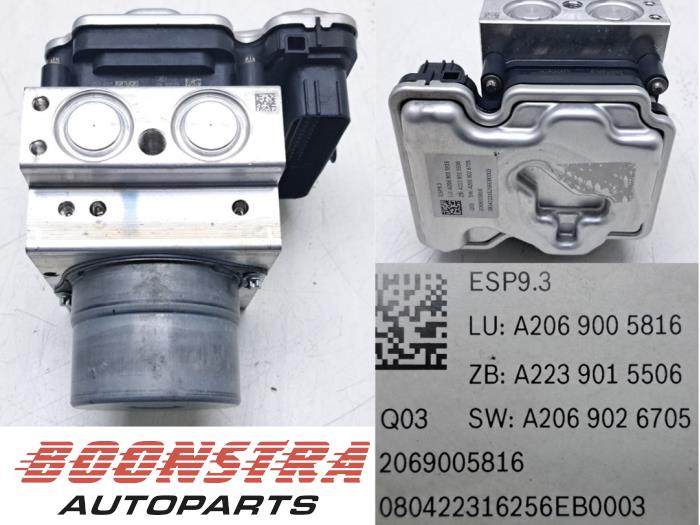 Gebruikte ABS Pomp Mercedes C (W206) C-300 e 2.0 Turbo Prijs € 299,95 Margeregeling aangeboden door Boonstra Autoparts