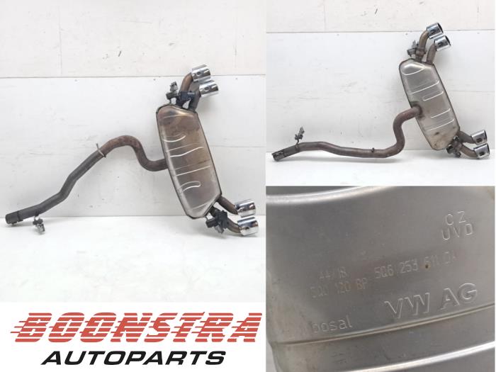 Gebruikte Uitlaat Einddemper Volkswagen Golf VII (AUA) 2.0 R 4Motion 16V Prijs € 499,95 Margeregeling aangeboden door Boonstra Autoparts
