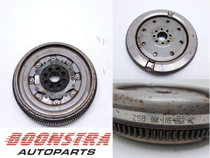 Gebruikte Dubbele massa vliegwiel Volkswagen Golf VII (AUA) 2.0 R 4Motion 16V Prijs € 149,95 Margeregeling aangeboden door Boonstra Autoparts