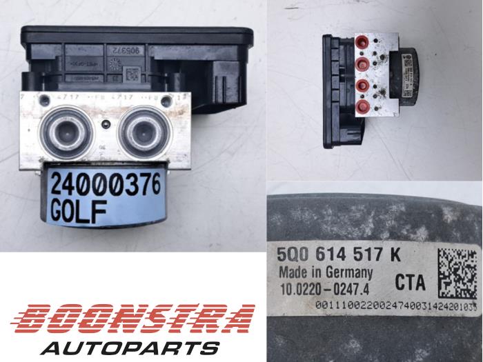 Gebruikte ABS Pomp Volkswagen Golf VII (AUA) 1.4 TSI Multifuel 16V Prijs € 49,95 Margeregeling aangeboden door Boonstra Autoparts