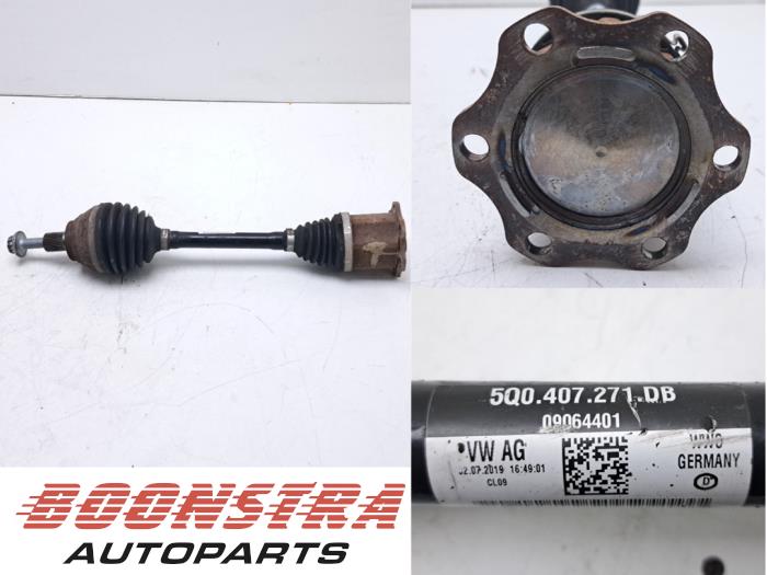Gebruikte Aandrijfas links-voor Volkswagen T-Roc I 1.0 TSI 12V BlueMotion Prijs € 149,95 Margeregeling aangeboden door Boonstra Autoparts