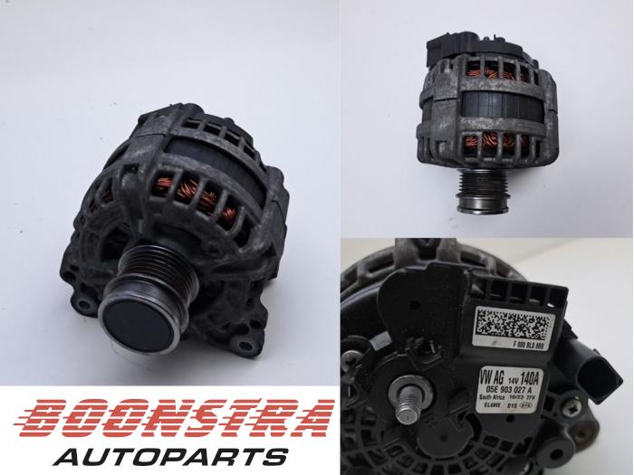 Gebruikte Dynamo Volkswagen Polo VI (AW1) 1.0 TSI 12V Prijs € 28,95 Margeregeling aangeboden door Boonstra Autoparts