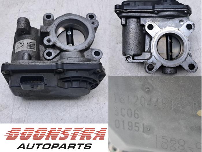 Gebruikte Gasklephuis Renault Clio IV (5R) 0.9 Energy TCE 90 12V Prijs € 24,95 Margeregeling aangeboden door Boonstra Autoparts