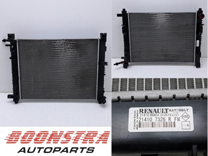 Gebruikte Radiateur Renault Clio IV (5R) 0.9 Energy TCE 90 12V Prijs € 34,95 Margeregeling aangeboden door Boonstra Autoparts