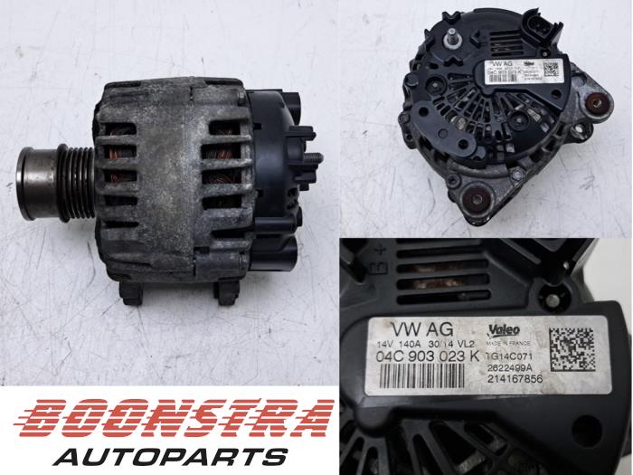 Gebruikte Dynamo Seat Leon SC (5FC) 1.4 TSI ACT 16V Prijs € 24,95 Margeregeling aangeboden door Boonstra Autoparts
