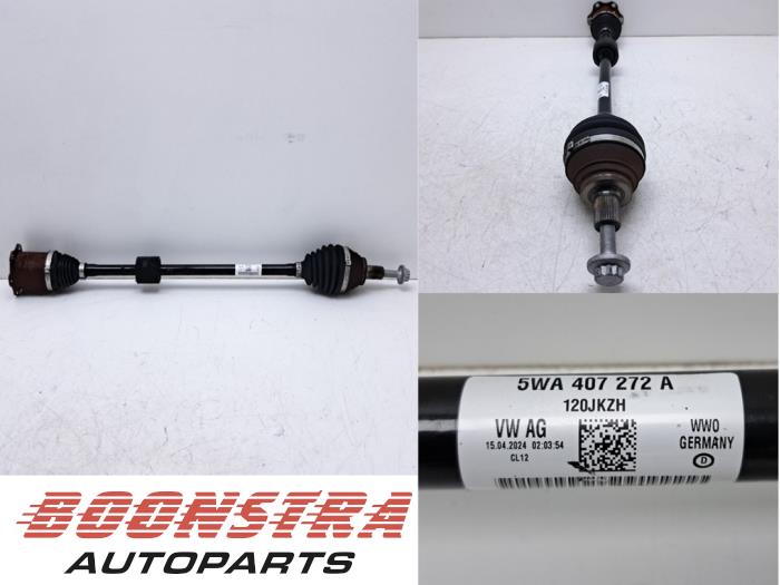Gebruikte Aandrijfas rechts-voor Skoda Octavia Combi (NXAC) 1.0 TSI e-TEC 12V Prijs € 374,95 Margeregeling aangeboden door Boonstra Autoparts