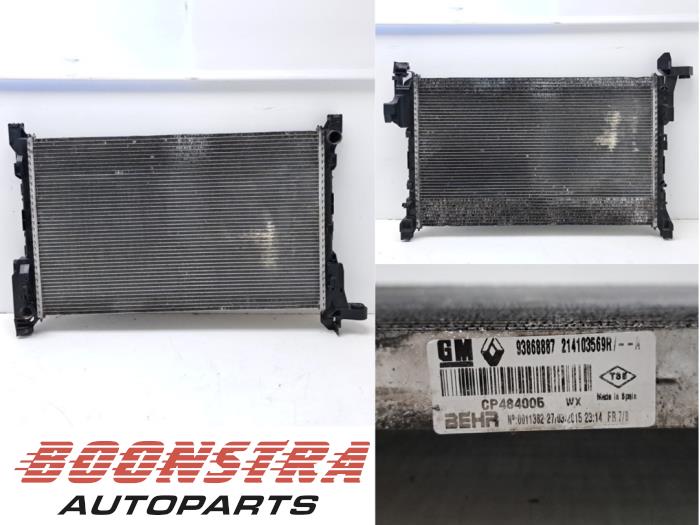 Gebruikte Radiateur Opel Vivaro 1.6 CDTI 90 Prijs € 96,74 Inclusief btw aangeboden door Boonstra Autoparts