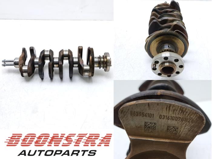 Krukas BMW 3 serie (F30), 2011 / 2018 330e, Sedan, 4Dr, Elektrisch Benzine, 1.998cc, 185kW (252pk), RWD, B48B20A, 2015-11 / 2018-10, 8E11; 8E12; 8E13 (Gebruikt)