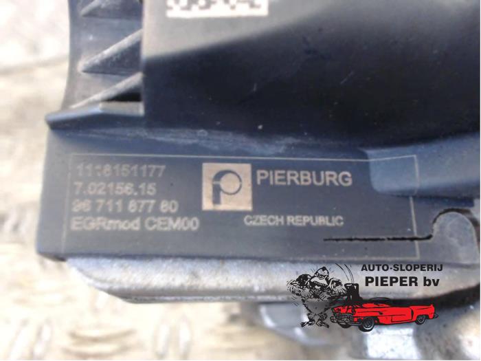 EGR Klep van een Citroën Berlingo 1.6 Hdi 75 2011