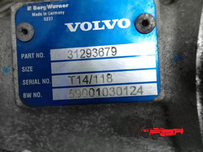 Turbo Overdrukklep van een Volvo V40 (MV) 2.0 D4 16V 2014