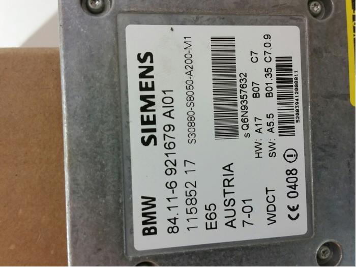 Gebruikte Bluetooth module BMW 7 serie (E65/E66/E67) 735i,Li 3.6 V8 32V Prijs € 105,00 Margeregeling aangeboden door Zelissen V.O.F. autodemontage