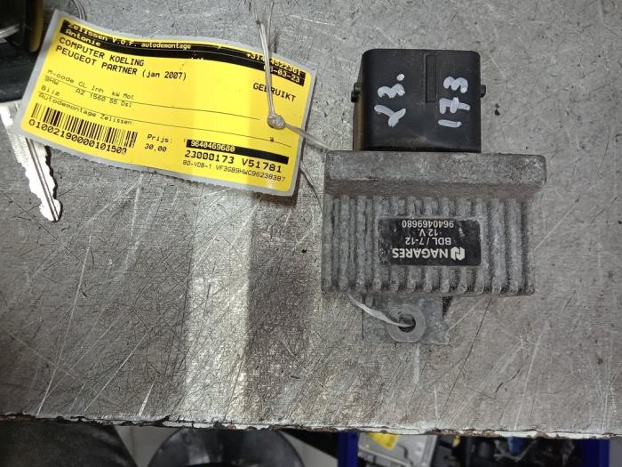 Gebruikte Module Koeling Peugeot Partner 1.6 HDI 75 Prijs € 31,50 Margeregeling aangeboden door Zelissen V.O.F. autodemontage