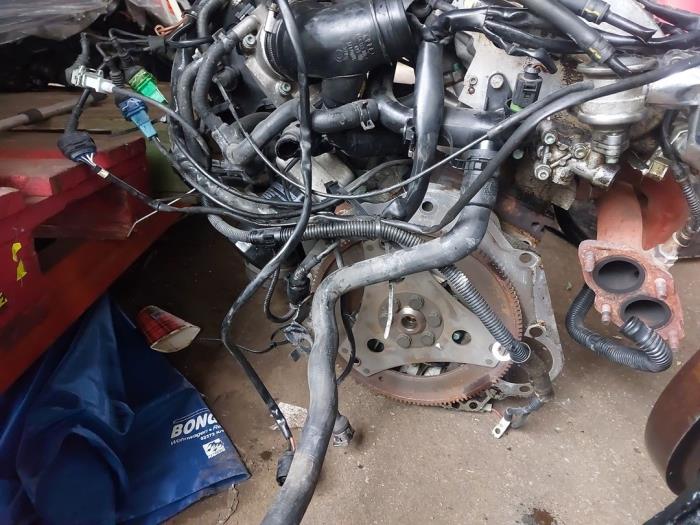 Motor van een Audi A4 2001