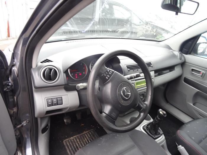 Airbag Set+Module van een Mazda 2 (NB/NC/ND/NE) 1.4 CiTD 2003