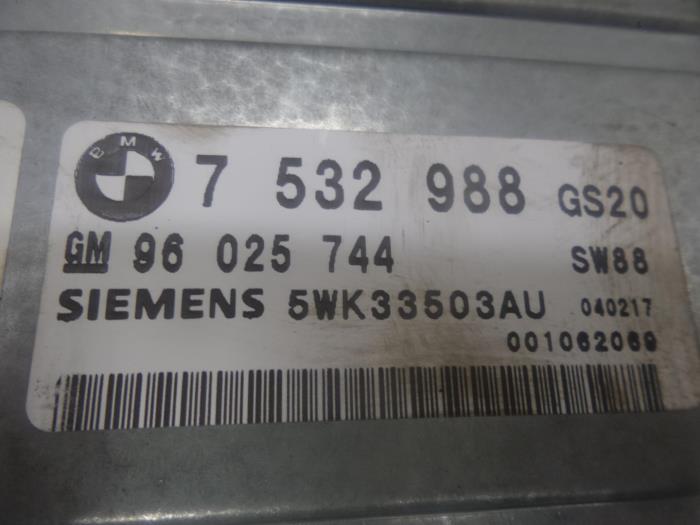 Computer Automatische Bak van een BMW X3 (E83) 3.0d 24V 2004