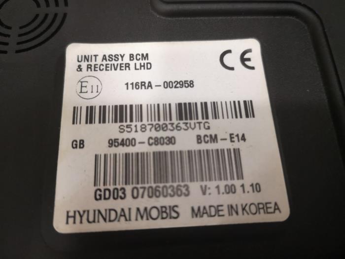 Computer Body Control van een Hyundai i20 (GBB) 1.1 CRDi VGT 12V 2015
