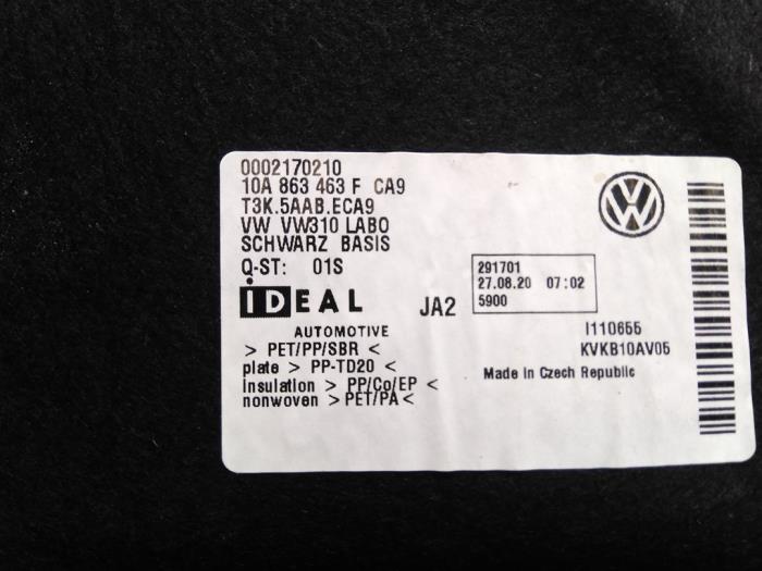 Kofferbak Mat van een Volkswagen ID.3 (E11) 1st 2020
