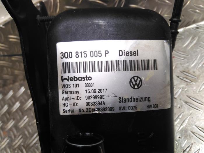 Standkachel van een Volkswagen Arteon (3HAB) 2.0 TDI BiTurbo 16V 4Motion 2017
