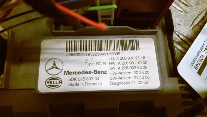Gebruikte Comfort Module Mercedes EQE (V295) 300 89/90 kWh Prijs € 157,50 Margeregeling aangeboden door Autodemontagebedrijf van Boxtel