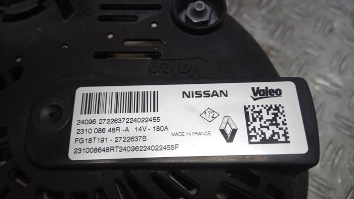 Gebruikte Dynamo Renault Trafic (1FL/2FL/3FL/4FL) 2.0 dCi 16V 170 Prijs € 210,00 Margeregeling aangeboden door Autodemontagebedrijf van Boxtel