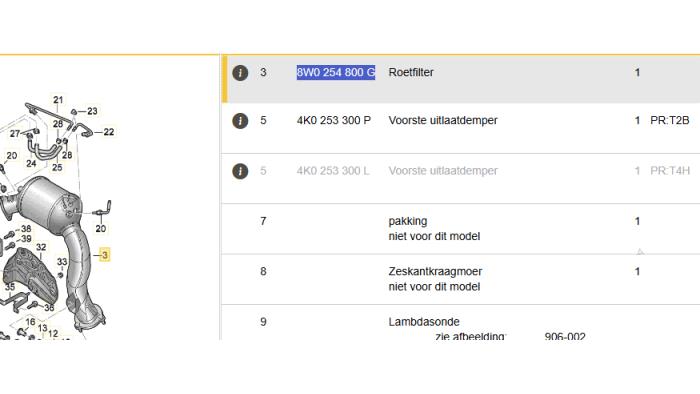 Gebruikte Katalysator Audi A6 Avant (C8) 2.0 16V 40 TFSI Prijs € 787,50 Margeregeling aangeboden door Autodemontagebedrijf van Boxtel