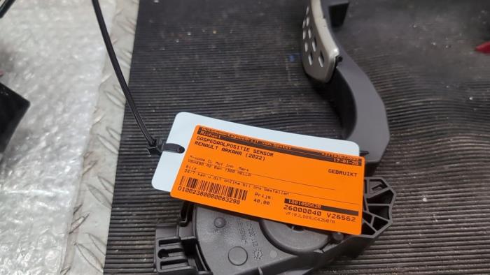 Gebruikte Gaspedaalpositie Sensor Renault Arkana (RJLL) 1.3 TCe 140 16V Prijs € 42,00 Margeregeling aangeboden door Autodemontagebedrijf van Boxtel