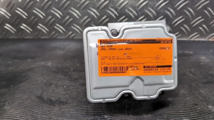 Gebruikte ABS Pomp Opel Corsa F (UB/UH/UP) Electric, Corsa-e 50kWh Prijs € 262,50 Margeregeling aangeboden door Autodemontagebedrijf van Boxtel