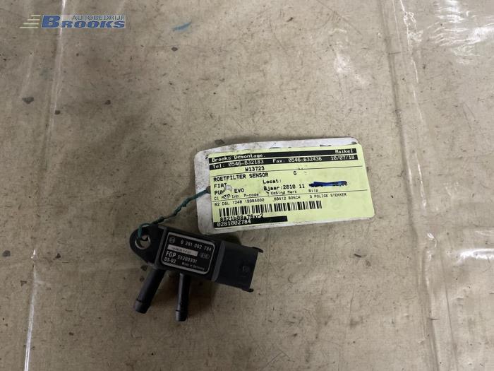 Gebruikte Roetfilter sensor Fiat Punto Evo (199) 1.3 JTD Multijet 85 16V Euro 5 Prijs € 40,00 Margeregeling aangeboden door Autobedrijf Brooks