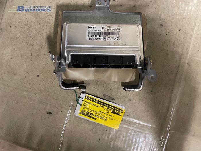 Computer Motormanagement Toyota Corolla (E12), 2002 / 2007 1.4 16V VVT-i, Hatchback, Benzine, 1.398cc, 71kW (97pk), FWD, 4ZZFE, 2001-09 / 2004-06, ZZE120; JM28E (Gebruikt)