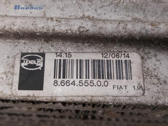 Intercooler van een Fiat Doblo Cargo (263) 1.3 MJ 16V DPF Euro 5 2010