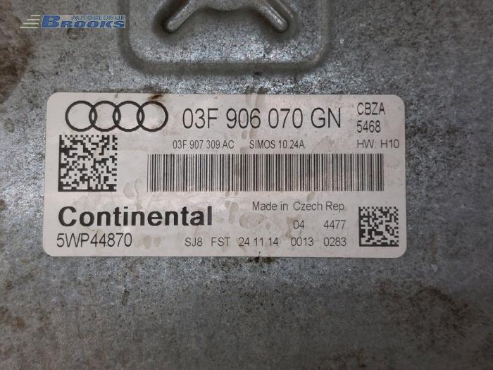 Contactslot + computer van een Audi A1 Sportback (8XA/8XF) 1.2 TFSI 2014