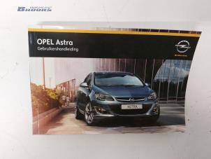 Gebruikte Instructie Boekje Opel Astra J Sports Tourer (PD8/PE8/PF8) 1.6 CDTI 16V Prijs € 20,00 Margeregeling aangeboden door Autobedrijf Brooks