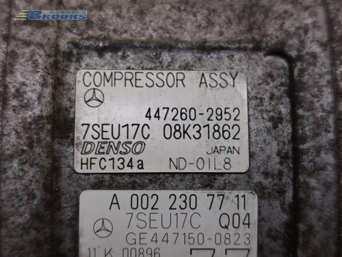 Aircopomp van een Mercedes-Benz S (W221) 3.5 S-350 24V 2009