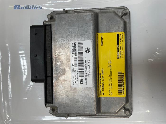 Gebruikte Computer Diversen Volkswagen Touareg (7LA/7L6) 4.2 V8 40V Prijs € 120,00 Margeregeling aangeboden door Autobedrijf Brooks