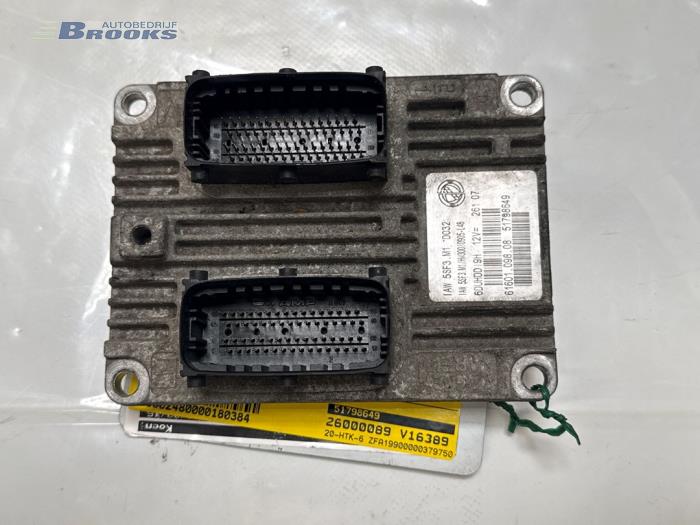 Gebruikte Computer Motormanagement Fiat Grande Punto (199) 1.2 Prijs € 50,00 Margeregeling aangeboden door Autobedrijf Brooks