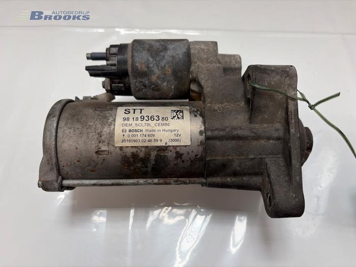 Gebruikte Startmotor Peugeot Boxer (U9) 2.0 BlueHDi 130 Prijs € 40,00 Margeregeling aangeboden door Autobedrijf Brooks
