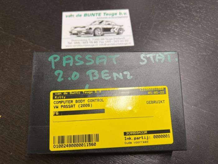 Gebruikte BCM Volkswagen Passat Variant (3C5) 2.0 FSI 16V 4Motion Prijs € 52,50 Margeregeling aangeboden door van de Bunte Teuge B.V.
