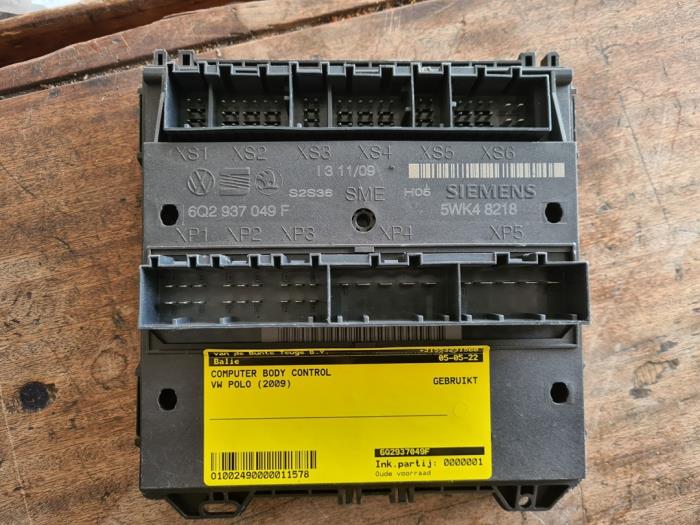 Gebruikte Computer Body Control Volkswagen CrossPolo (9N3) 1.2 12V Prijs € 47,25 Margeregeling aangeboden door van de Bunte Teuge B.V.